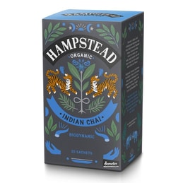 BIO černý čaj Chai s orientálním kořením (20ks) Hampstead Tea London - 40 g