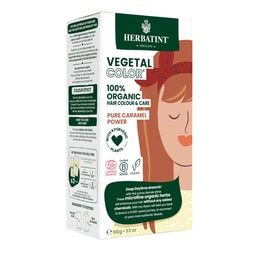 Vegetal Colour BIO rostlinná barva na vlasy (Pure caramel power) Herbatint - 100 g