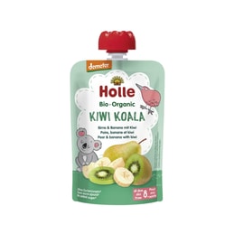 Kiwi Koala BIO ovocné pyré hruška (banán, kiwi) Holle - 100 g