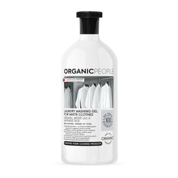 Eko prací gel na bílé prádlo (Organická vodní lilie a japonská rýže) Organic People - 1000 ml