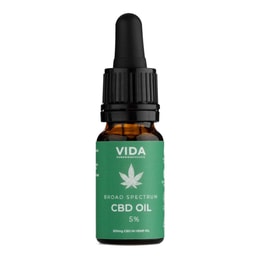 CBD olej 5% (Broad spectrum) Pura Vida Organic - 30 ml