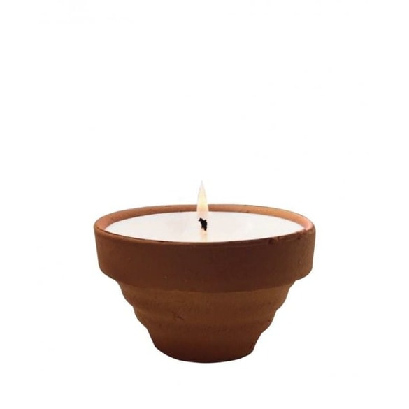 Vonná svíčka s vůní citronela "Terracotta" The Greatest Candle - 75 g