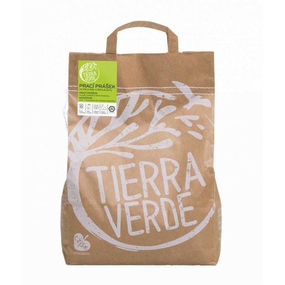 Prací prášek na bílé prádlo a látkové pleny "Inovace" Tierra Verde - 5 kg
