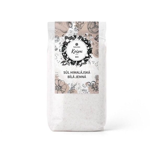 Soľ himalájska biela jemná Naturalis - 500 g