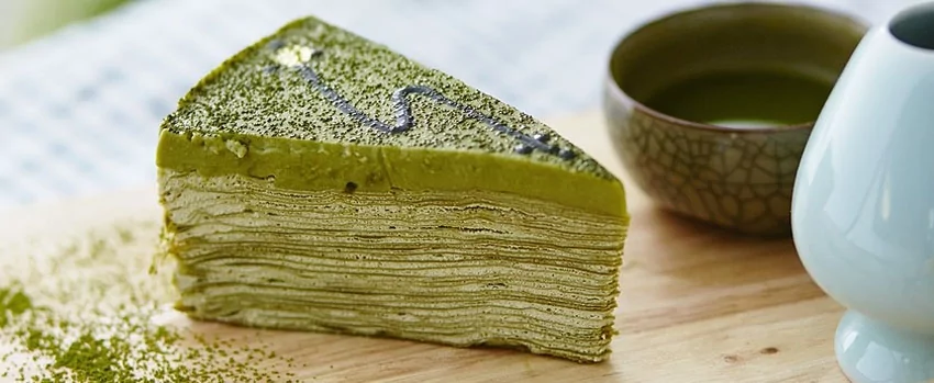 Matcha cheesecake